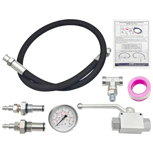 MATERIG Oil Pressure Tester Kit Fit for Ford 6.0L-7.3LPowerstroke Engines,