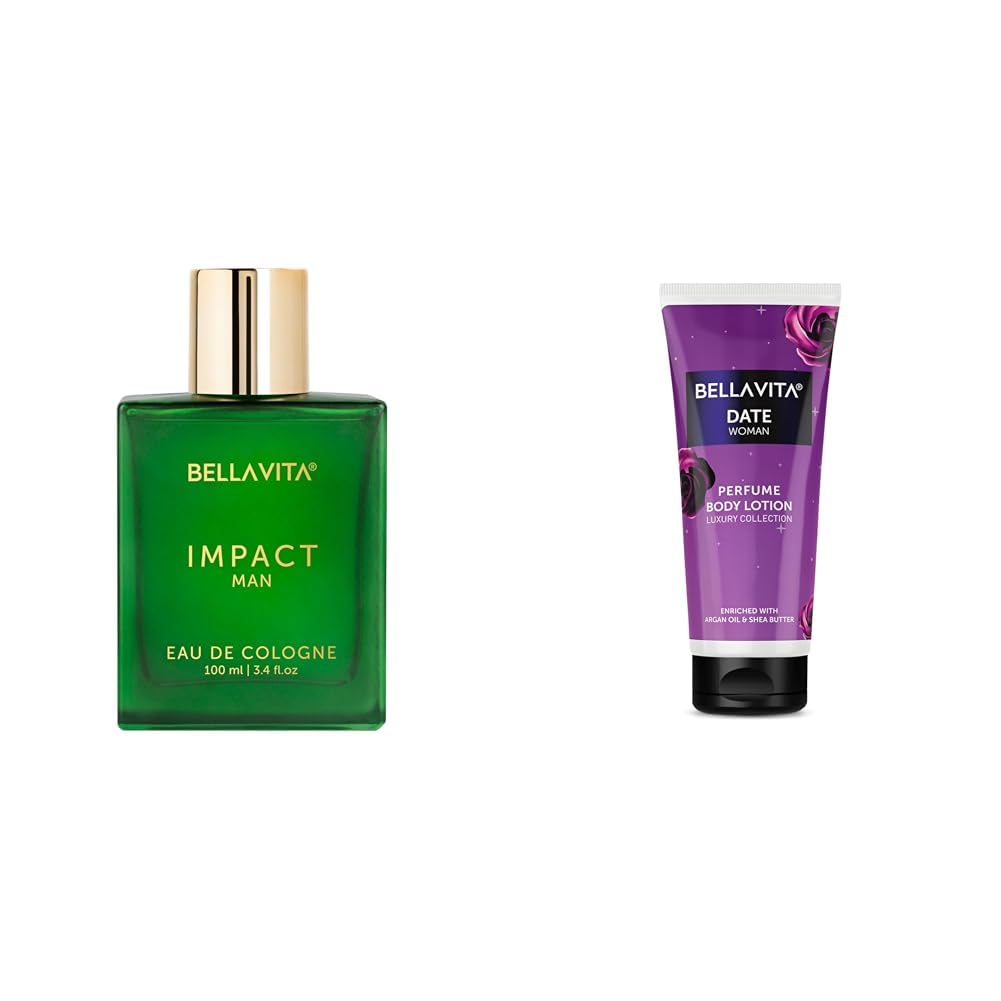 Bella Vita Luxury Women Impact Man Wood Eau De Cologne Date Woman Liquid Body Perfume Lotion For Nourishing Hydrating Soft Supplehealthy Skin With Argan Oil And Shea Butter 200 Ml, 100 Ml,Assorted-picture-33