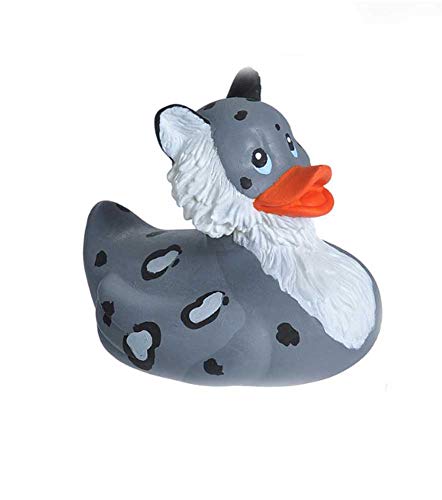 Wild Republic Rubber Ducks, Bath Toys, Kids Gifts, Pool Toys, Water Toys, Snow Leopard, 4