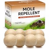 KQCWKH Mole Repellent, Gopher Repellent, Groundhog Repellent Outdoor 8P