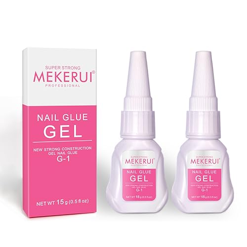 MEKERUI Nail Glue Gel 2-Pack