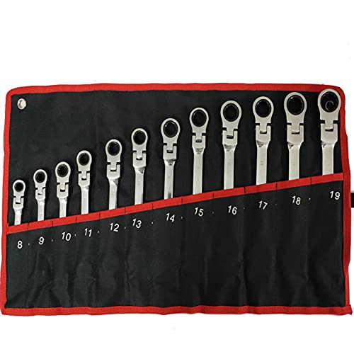 MITINGER Spanner Set,Ratchet Spanner Keys Set Multitool Ratchet Wrench Spanners Hand Tools Wrench Set Universal Car Wrench Car Repair Tools(12 pcs Set)