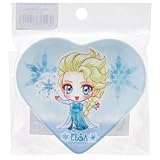 スケーター(Skater) メラミン ミニ プレート 小皿 ハート型 ディズニー アナと雪の女王×中川翔子 エルサ 女の子 MPHT1-A