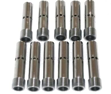 Tool Part for 6mm Double Air Inlet Pressure Sandblasting Gun,Pressure Nozzles for Pressure Sand Blast Pot