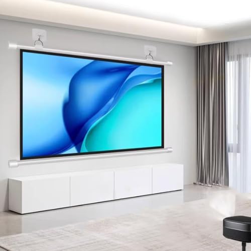 Pantalla Manual Retráctil 72" 16:9 para Proyector miniatura 2