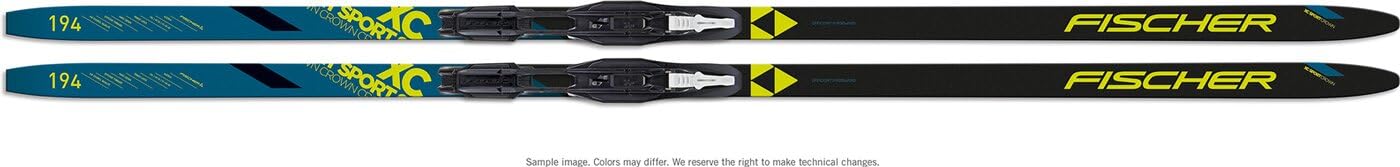 Fischer Sport Crown EF Langlaufski klassisch + Bindung Nordic Tour Step-In IFP, Mounted - 189 cm