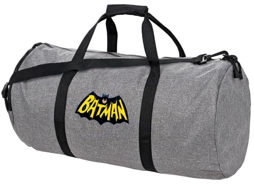 Batman 1966 TV Series Logo Lightweight Duffel Bag for Sports and Gym Packable for Travel