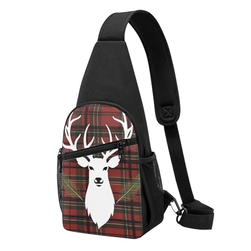 Mochila Sling Crossbody Negro Unisex 7.5x3.25x15.25" miniatura 6