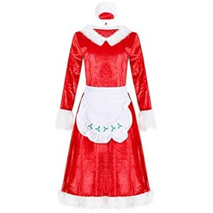 PRETYZOOM Kerst kostuum mode Xmas lange mouw jurk kleding (gratis maat)