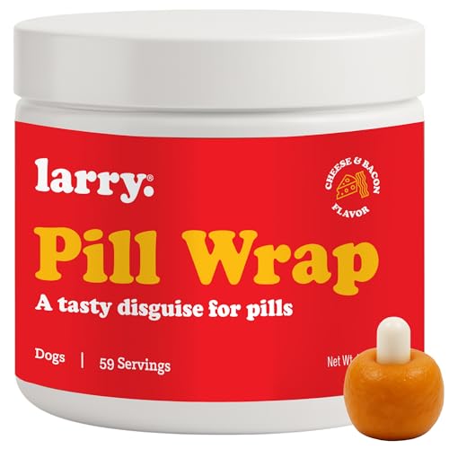 Cheese & Bacon Pill Wrap for Dogs - Pet Pill Paste - Hide Dog Medication Pockets - Dog Treats for Medicine Hide Pill - 59 Servings - 4.2 oz - Made in USA