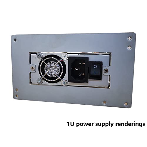 JIVIMOCO Deflector de Fuente de AlimentacióN SFX una ATX Adaptador de Fuente de AlimentacióN SFX una ATX PSU Convertidor de ConversióN con 4 Tornillos, Negro - imagen 5