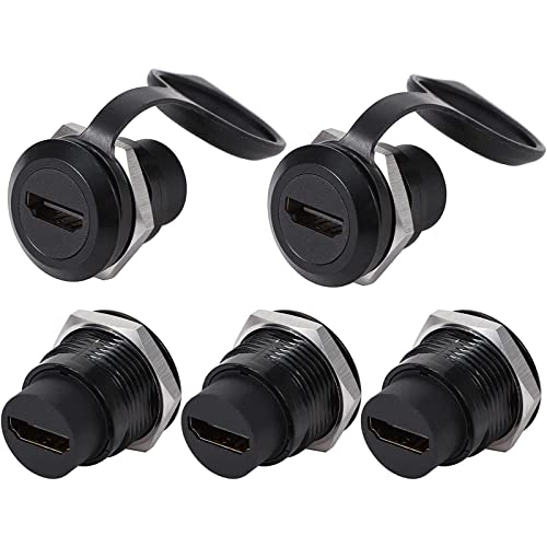 HDMI 2.0 Panel Conector Adaptador HDMI hembra a hembra y HDMI 4k acoplador hembra con tapa