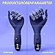 Finger Penis Trainer Vibrator mit 9 Vibrationsmodi,Eichelvibrator Eichel Stimulator Masturbatoren Mann Sexspielzeug für Männer Solo(Rechte Hand)
