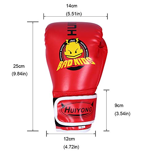image for HUINING Kids Boxing Gloves, Kids Training Gloves Punch Mitts MMA Glove