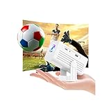 XENPONAD Mini Projector with WiFi and Bluetooth, 4K Supported Portable Smart Projector, Android 11 Built-in Apps, 260 ANSI Auto Keystone Short Throw Movie Projector for Bedroom, Camping, Outdoor Use