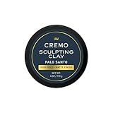 Cremo Premium Barber Grade Hair Styling Palo Santo (Reserve Collection) Sculpting Clay, High Hold, Matte Finsh, 4 Oz