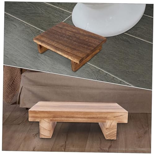 Escalera de madera noble y banco auxiliar de diseno funcional 7
