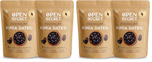 Image of Open Secret Kimia Dates | 800gm | Healthy Snacks, Khajoor, Khajur, Dry Fruits, Dates with No Added Sugar Healthy Food & Nutritious (400gm x 2) (Pack of 2)