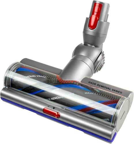 YMJOGGUX Cepillo High Torque para Dyson V7 V8 V10 V11 V15 SV10 SV11 SV12 SV14 Cepillo electrica Cabezal de Repuestos Motorizado Recambio Cepillo para Dyson Suelos Alfombras y Suelos Duros Ajuste