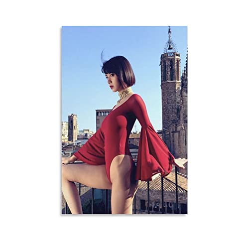 池田エライザ いけだ エライザ 女優モデルグラビアアイドル写真セクシーボディランジェリー水着ポスター オフィス ベッドルーム ダイニングルーム装飾 キャンバス ウォールアート ポスター 印刷 アートパネル16x24inch(40x60cm)