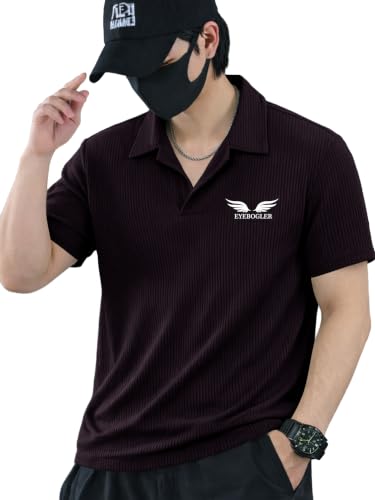 Image of Noble Monk Men's Solid Regular Fit Polo Shirt