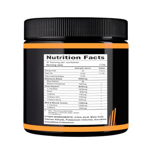 Image of Muscle Asylum F9 Pro Pre-Workout - 30 Servings, 300 Gm (Mango), Powder