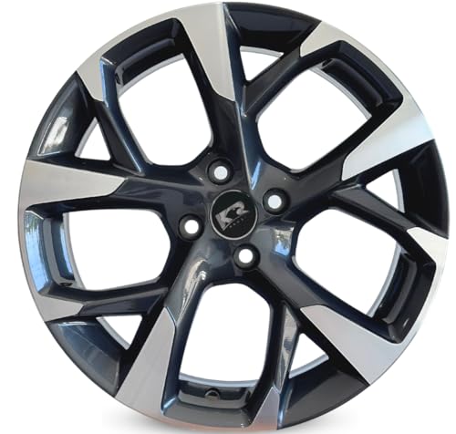 4 RODAS KR S47 MODELO ESPORTIVO/ARO 17X7 / (4X100) ET41 cor:Grafite Diamantada