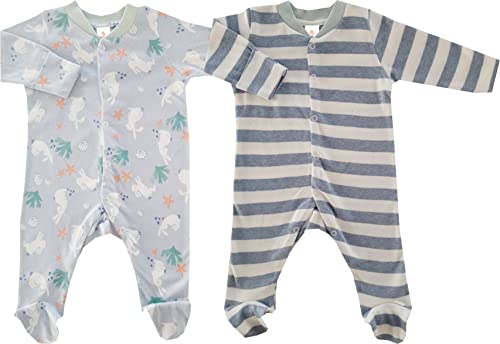 Image of Sleepsuit for New Born Babies /Infant (6-12 Months, Multi-3)
