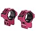 WestHunter Dovetail Scope Rings, 1 in/30 mm Tactical Precision Low Profile Scope Mount | Red