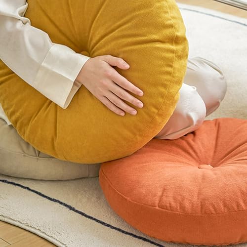 Coussin de sol rond ergonomique anti-mal de dos pour méditation - 3