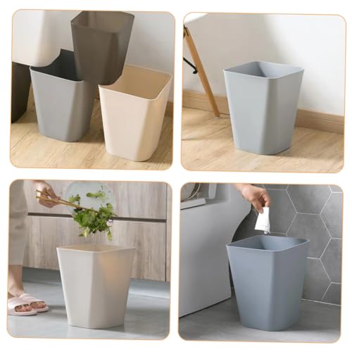 OSALADI 2 piezas caneca de basura rectangular 1 ml plástico miniatura 5