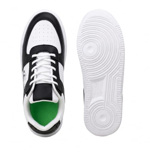 Image of Men's White-Red Casual Airmix Shoes | Premium Soft Cushion Sole | Lightweight Breathable Sneakers for Walking Office Travel College & Outdoor
