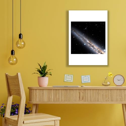 Impression d'art NGC 891 Hubble pour grand mur vide - 2