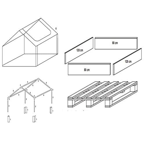 Frühbeet Doppel-Gewächshaus aus Aluminium, 100x120x40cm, arretierbares Dach, witterungsbeständig 7 Frühbeet Doppel-Gewächshaus aus Aluminium, 100x120x40cm, arretierbares Dach, witterungsbeständig – Bild 7