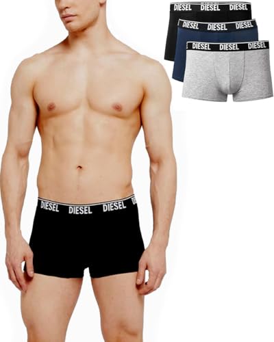 Diesel - (3er Pack Herren Stretch Boxershorts - UMBX Shawn, Größe:XL
