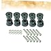 HOMSFOU and Nuts Kit for Thick Pads 30pcs Tool Set 10pcs Home Bumpers Pads and 10pcs Hexagon Socket Head Screw
