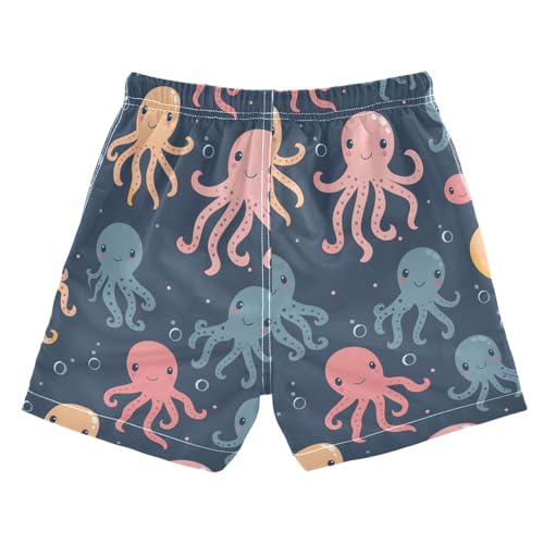 senya Cute Jellyfish and Octopus Boys Swim Trunks Toddler Shorts Swimwear Boardshorts2