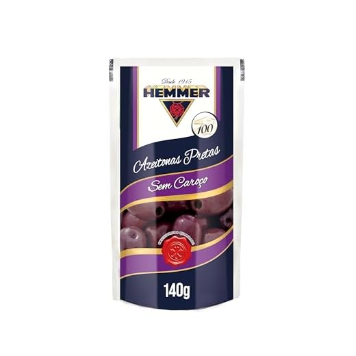 Azeitonas Pretas sem Caroço Sachê Hemmer 140g