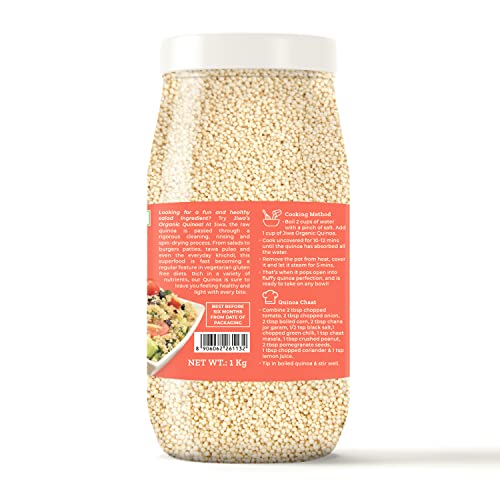 Image of JIWA healthy by nature Organic Quinoa, 1.4 Kg (Certified Organic & Gluten Free) & Organic Ragi Flour, 1 Kg