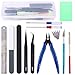 16Pcs Gundam Model Tools Kit Gunpla Tool Model Hobby Tool Kits Bandai Tool Gundam Modeler Basic Tools for Hobby Model Building Making Assembling