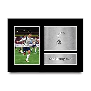 HWC Trading Heung-Min Son A4 Printed Gift Signed Autograph Photo Display Gifts Tottenham Hotspur