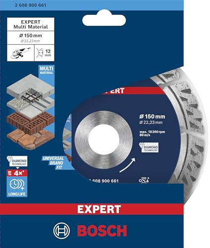 Bosch Dischi Diamantati Expert Multimaterial Per Calcestruzzo Diametro 150Mm - 2