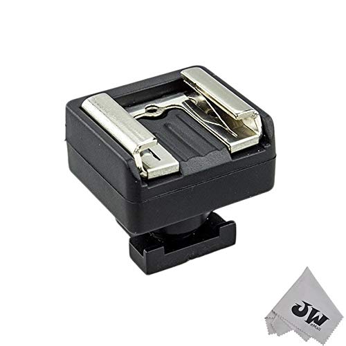 JJC Mini Advanced Shoe to Universal Shoe Adapter Converter Microphone Flash Light Holder for Canon Camcorder VIXIA HF G40 G21 G30 G20 GX10 M56 M52 M30 M31 M32 M300, HF S20 S21 S100 S200, HF200 HF20 21