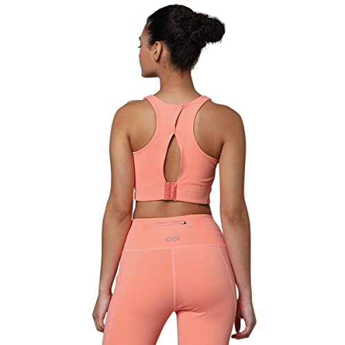 Image of Silvertraq High Impact Action Bra with Clasp Peach
