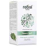Rebel Herbs Neem Capsules Supports Skin & Immune Health, Detox, Healthy Inflammatory Response, Vegan
