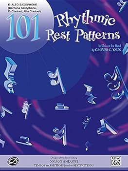 Paperback 101 Rhythmic Rest Patterns: E-flat Alto Saxophone Book