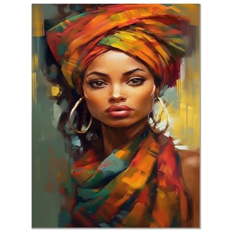 Tableau Femme Noire CcacHe 70x100cm Cover