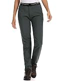 Jessie Kidden Pantalon Trekking Mujer Impermeable Pantalones de Montaña Invierno Pantalón Softshell de Senderismo #801