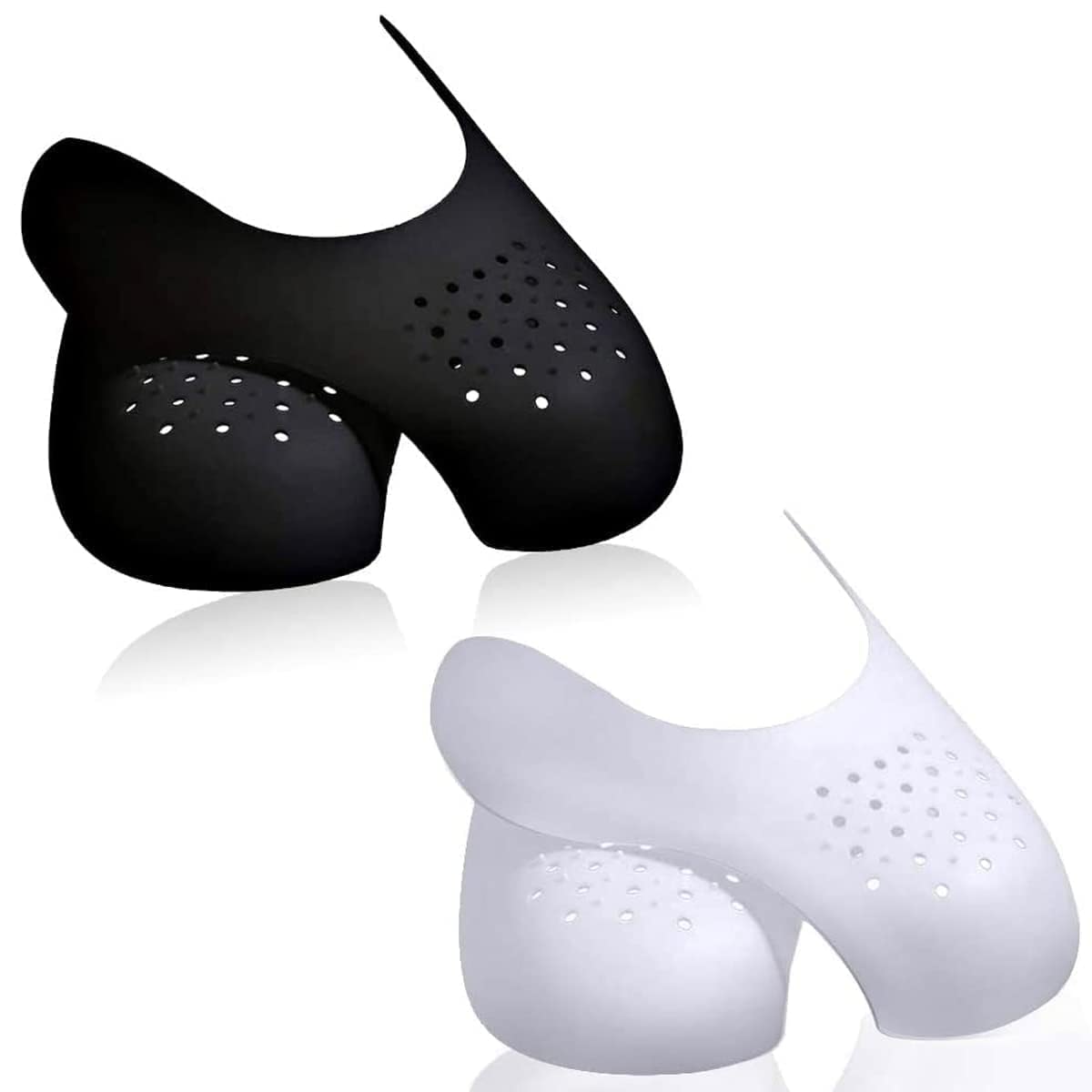 BESTOTTAM 2 Pairs Shoe Guard Protector TPR Anti-Wrinkle Shoes Flod Indentation Toe Protector for Sneakers, Leather Casual Shoes for Men and Women Black (B0BYZSPPXC) Amazon Price History, Amazon Price Tracker