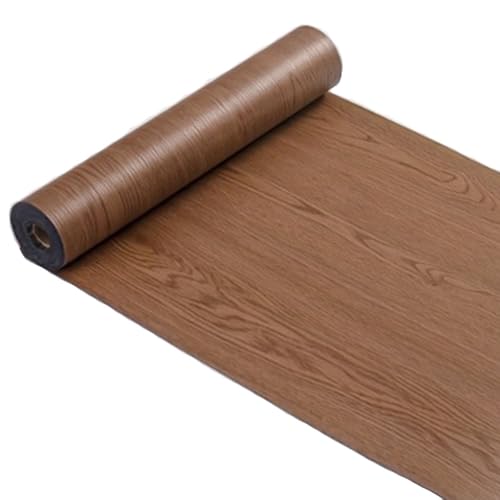 Revêtement de sol en vinyle autocollant - 40 x 200 cm - En PVC - Aspect bois - Pour cuisine, salle de bain, salon, chambre à coucher